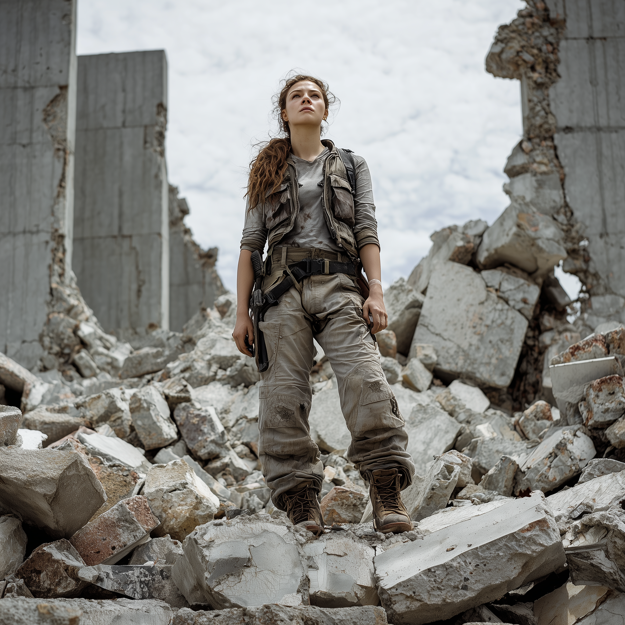 Survivalist in Rubble